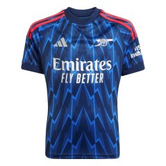 adidas Arsenal Away Football Shirt 2025 2026 Juniors Blue/Grey