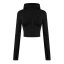 USA Pro Women's USAPRO Full Zip Long Sleeve Dri-FIT Performance Training Jacket Black