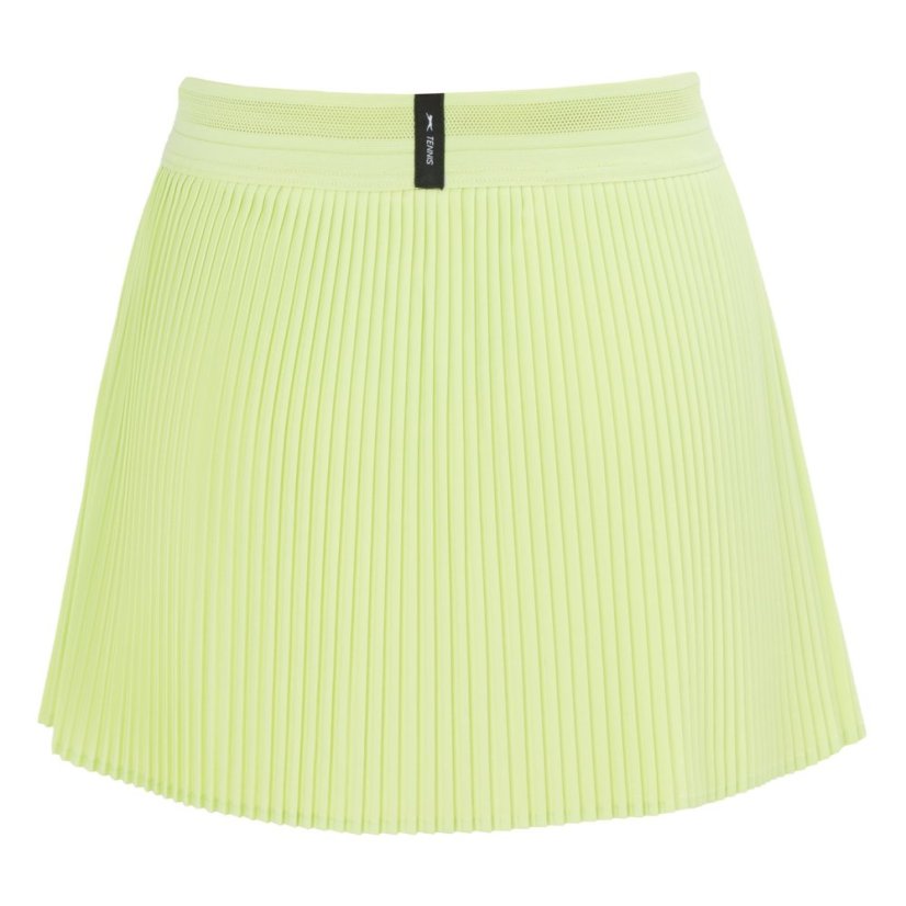 Slazenger Pleated Skort Womens Shadow Lime
