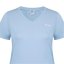 Slazenger Ladies V Neck Tee Shirt Light Blue
