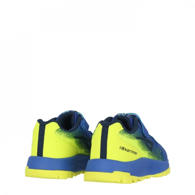 Karrimor Tempo Trail Running Child Boys Trainers Blue/Lime