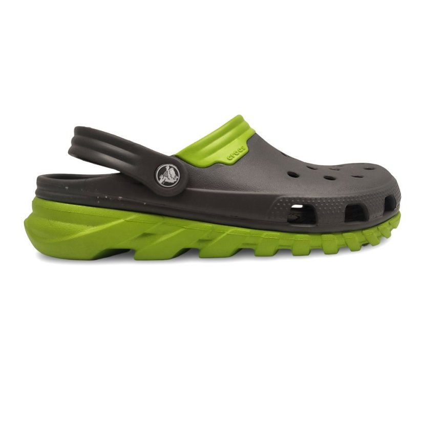 Crocs Duet Max Clog Unisex Sandals Graphite/Volt G