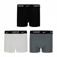 Nike Cotton Boxer Brief 3 Pack Boys Black/White