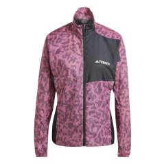 adidas Terrex Trail Running Wind Jacket Pink/Black