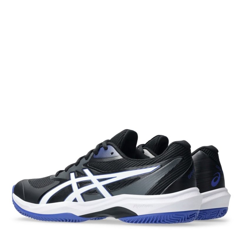 Asics Men's Game Tennis Shoes Black/White