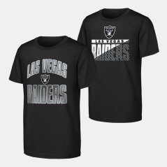 NFL KIDS NEVER QUIT 2PK SS CREW NK T-SHIRT LV Raiders