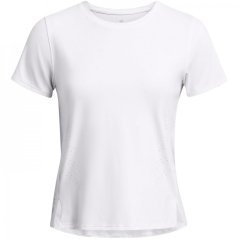 Under Armour Women's Launch Elite Long-Sleeve Performance Gym Top White/Reflectiv