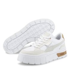 Puma Mayze Stack Luxe Wns Platform Trainers Womens Puma White