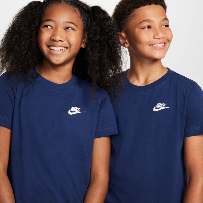 Nike Futura T Shirt Junior Boys Navy