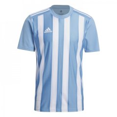 adidas Striped 21 Jersey Mens Gym Top Blue/White