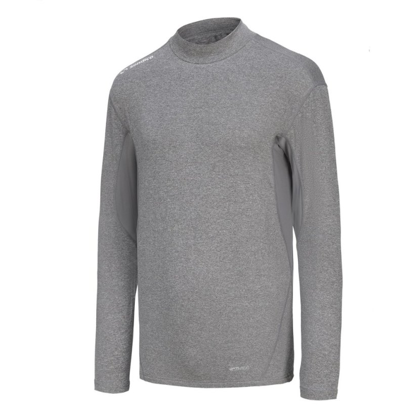 Sondico Base Mock Neck Mens Grey