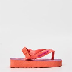 Havaianas Hav. Baby Logomania Salmon 17/18 Flip Flops Unisex Kids Salmon