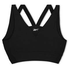 Reebok Women's Studio Fashion Triangle Bralette Black