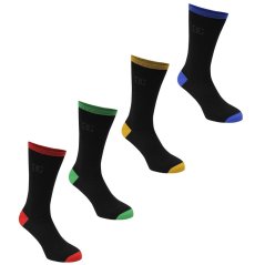 Giorgio 4 Pack HlToe Socks Junior Multi