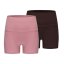 Slazenger Booty Shorts Womens Pink/Chocolate