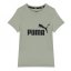 Puma No1 Logo QT Tee Junior Girls Moss