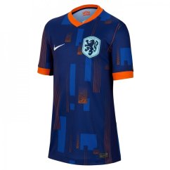 Nike Netherlands Away Shirt 2024 Juniors Blue
