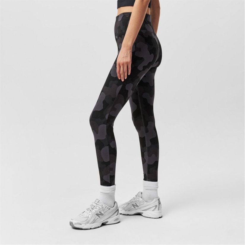 Miso All Over Print Leggings Womens Black Camo