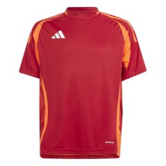 adidas Unisex Kids' Tiro24 Short Sleeve Performance T-Shirt Power Red