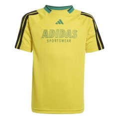 adidas House of Tiro T-Shirt Juniors Yellow