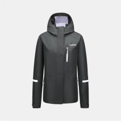 Campri Women's Raise Waterproof Windproof Hooded Ski Jacket Black