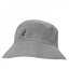 Kangol Boucle Bucket Hat Mens Feather Grey