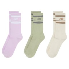 New Balance 3 Pack Stripe Crew Socks Multi