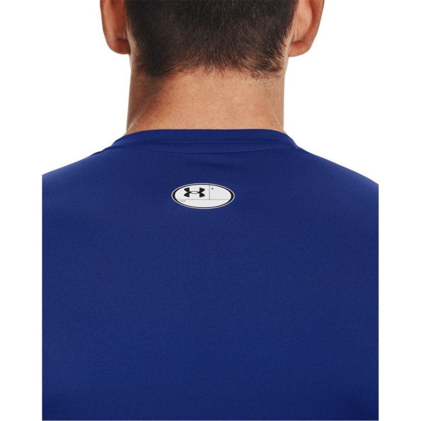 Under Armour HeatGear® Long Sleeve Men's Royal/White