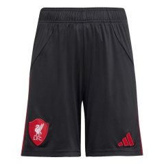 adidas Liverpool Away Shorts 2025 2026 Juniors Black