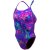 Nike Tie Back Swimsuit Womens Violet