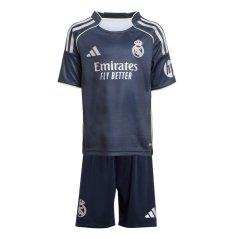 adidas Real Madrid Away Mini Kit 2025 2026 Infants Black