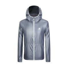 Karrimor Men's Windproof Long Sleeve Hooded Full Zip Jacket Charcoal