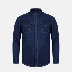 Firetrap Denim Shirt Sn99 Blue