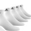 adidas Sportswear Ankle Socks 6P White/Black