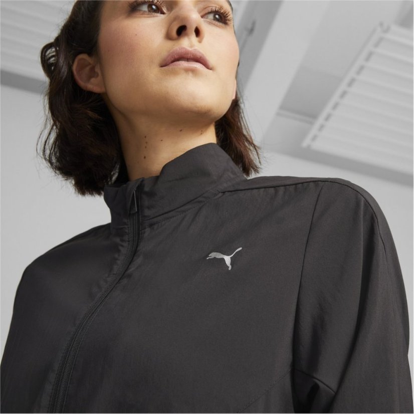 Puma Women's Woven Performance Running Jacket Puma Black