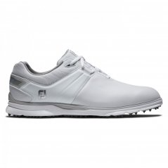 Footjoy Pro Spikeless Golf Shoes Mens White/Grey