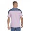adidas 3 Stripe pánske tričko Bliss Lilac - Veľkosť: XL