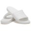Crocs Unisex Adults Logo Sliders White