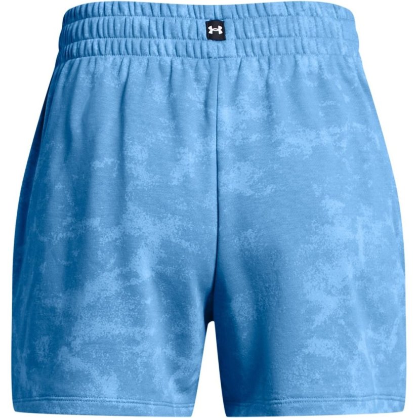 Under Armour Women's Performance Terry Gym Shorts Blue