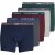 Jack and Jones Oliver 5-Pack Trunk Mens Plus Size Gy/Gr/Rd/Nv