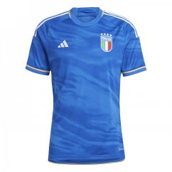 adidas Italy Home Shirt 2023 Blue