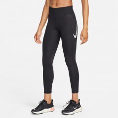 Nike Swoosh Fast Women's Mid-Rise 7/8 Leggings Black