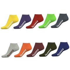 Donnay 10 Pack Trainer Socks Plus Size 12+ Bright Asst