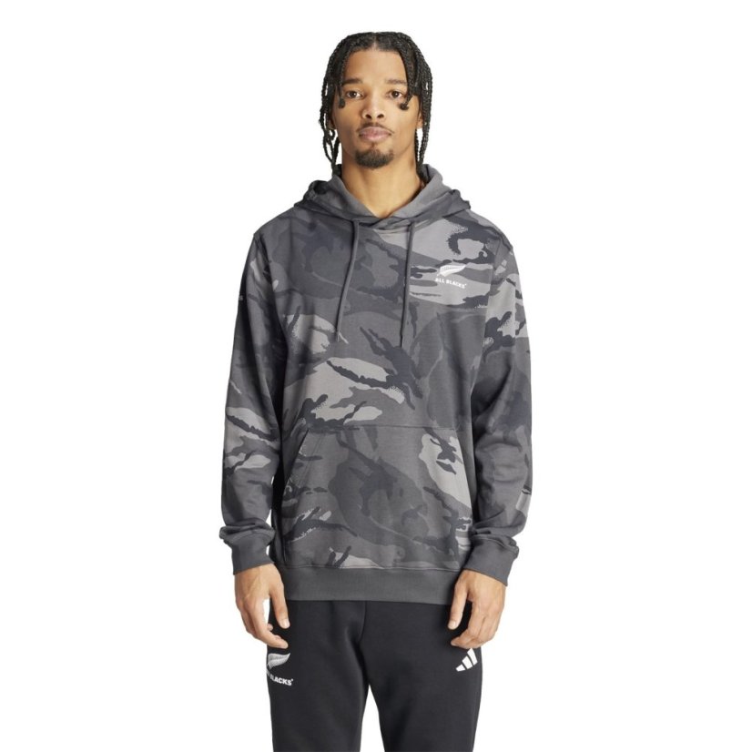 adidas All Blacks Camouflage Hoodie 2024 Mens Solid Grey