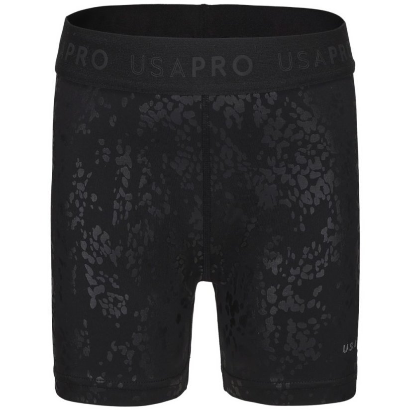 USA Pro USA Pro 3 Inch Training Shorts Junior Girls Animal