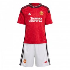 adidas Manchester United Home Minikit 2023 2024 Infants Team Red