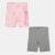 Reebok Kids' Jersey Jogger Shorts Prism Pink