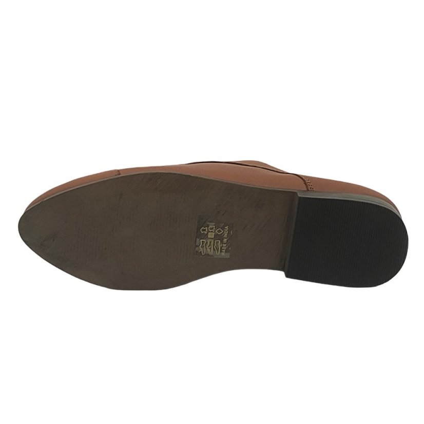 Kangol Poppy Lace Ladies Shoes Tan Leather