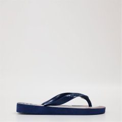 Havaianas Unisex Kids' Top Marvel Logomania Flip Flops Navy Blue