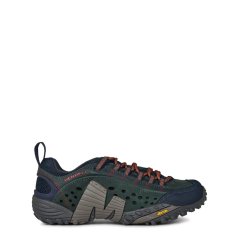 Merrell Intercept Leather Walking Shoes Mens Blue Wing